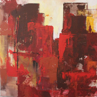 Skyline, Acryl auf Leinwand, 90 x 90cm 