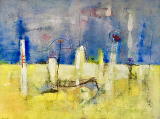 Emersioni, 2016, tecnica mista, 104 x 86 cm