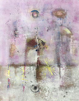 Real dream, 2018, tecnica mista, 43 x 53 cm