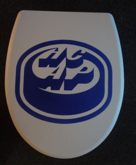Kundenauftrag Ambri WC Deckel bemalen
