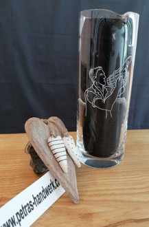 Wasserkrug graviert / Betruf / Geschenkidee / Glasgravur
