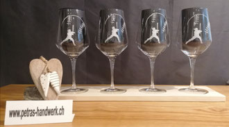 Glasgravur / Weingläser graviert / 2/4/6 er Set / Geschenkidee