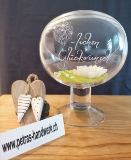 Glasgravur Windlicht 