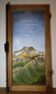 Fenster bemalen Schärhorn