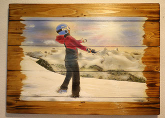 Holzwandbild / Kundenauftrag
