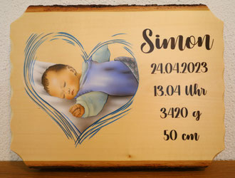 Babytafel Taufgeschenk