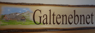 Kundenauftrag Hofladentafel Alp Galtenebnet