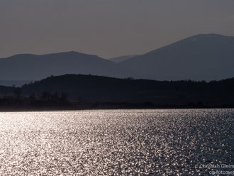 Abends am Ebro Stausee