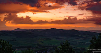 Blick von Radicofani nach Westen