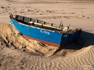 Am Strand von San Vincente de la Barquerqa