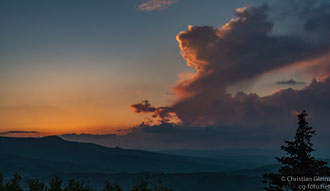 Blick von Radicofani nach Westen