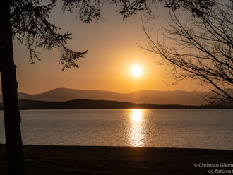 Abends am Ebro Stausee