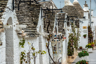 Trullihäuser in Alberobello auf der Rückreise