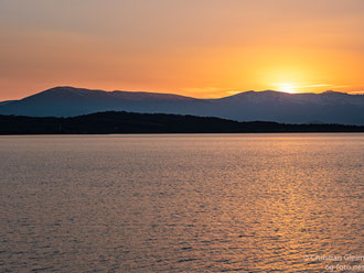 Abends am Ebro Stausee