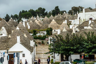 Trullihäuser in Alberobello auf der Rückreise