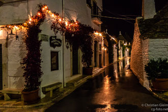 Trullihäuser in Alberobello auf der Rückreise