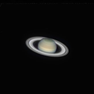 Saturn am 11.06.2015, Celestron C9.25 auf WS240GT, ASI174MM , Zeiss Abbe Barlow, F=6500mm, f/27, IR-RGB