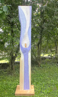 1,20 Höhe 20cm Breite Engel Rückseite Relief