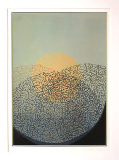 Hinters Dickicht abtauchen  34,7 x 49,7 cm