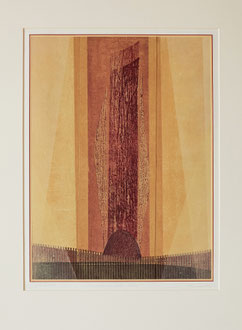 Sonnenbeglitzerte Stele, 36 x 48,5 cm