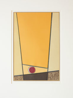 Bedrängtes Strahlen, 37 x 55 cm