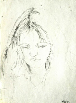 Anne 2, Bleistift, 21 x 30 cm