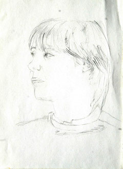 Ulla A., Bleistift, 21 x 30 cm