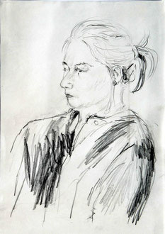 Eva 2, Bleistift, 21 x 30 cm