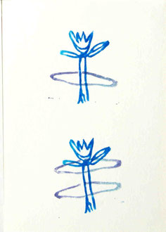 The Secret Life of Flowers, Stempel, Postkarte