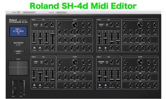 Roland TB-03 Bass Line Midi Editor - Roland TB-03-Midi-Editor