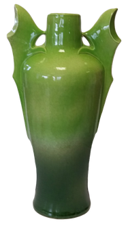  Vase chauve souris dégradé vert Hauteur 41 cm