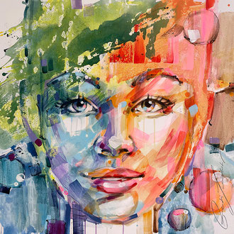 "POWER OF FANTASY" 80 x 80 cm