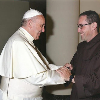 Papa Francesco con il nostro P. Generale Miguel Márquez Calle