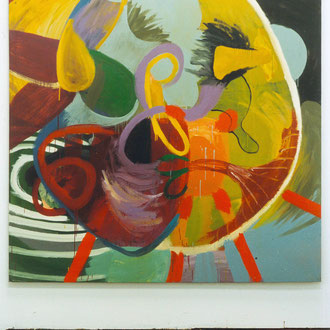 O.T., 1999, Öl, Lack,Lw, 196 cm x 200 cm