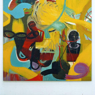 O.T., 1999, Öl, Lack,Lw, 195 cm x 195 cm