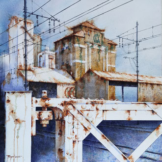 "Le couteau" 73x73