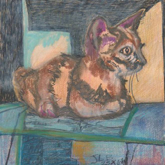 Technique mixte 17x17 cm