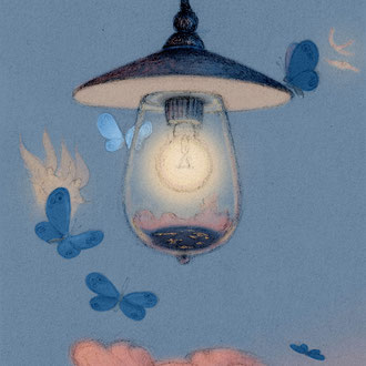 "Au dedans, au delà" - Étude couleur numérique pour ce nouveau tableau