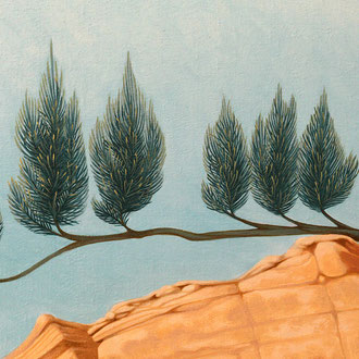 Branche d'arbre et rochers livres