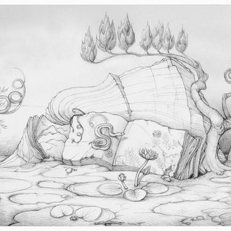 "A Geological Novel" - Drawing