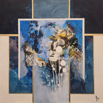 L'éveil du silence 80 x 80