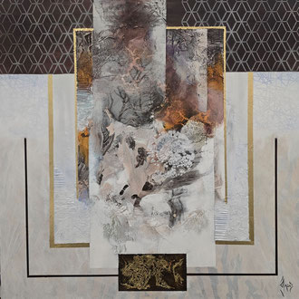 Jardin des murmures 70 x 70