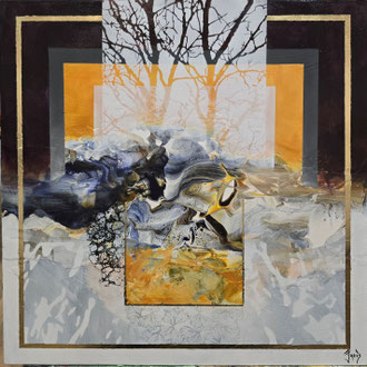 Au delà de la brume 60 x 60