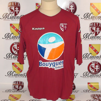 Maillot Porté CARDY Coupe de la ligue 2007 FC METZ