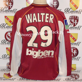 maillot porté WALTER Saison 2002/2003 FC METZ