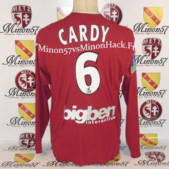maillot porté par CARDY Saison 2006/2007 FC METZ
