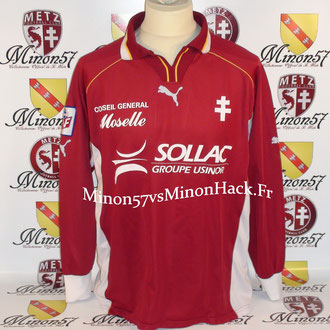 maillot porté SCHEMMEL Saison 1998/1999 FC METZ