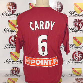 Maillot Porté CARDY Coupe de la ligue 2007 FC METZ