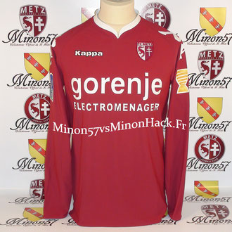 Maillot Porté GUEYE.B Coupe de la ligue 2009 FC METZ