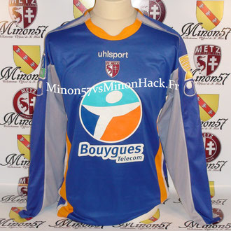 Maillot Porté BONNEFOI Coupe de la ligue 2007 FC METZ